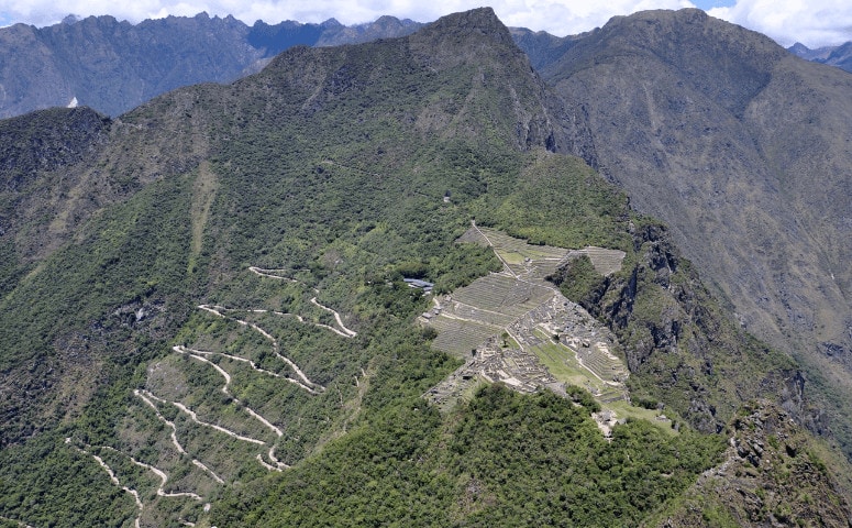Huayna Picchu Mountain in Peru.