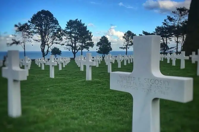 American Cemetery in the Normandy in France.