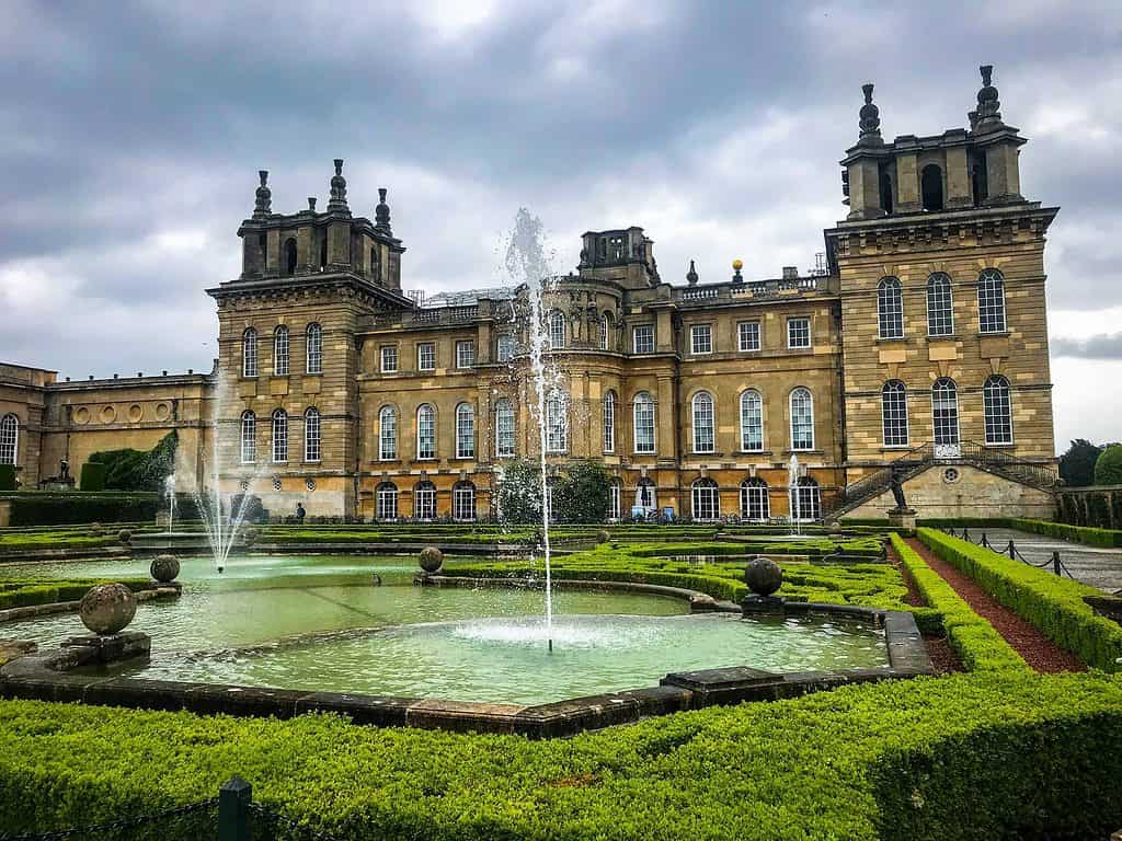 Blenheim Palace in Oxford, UK