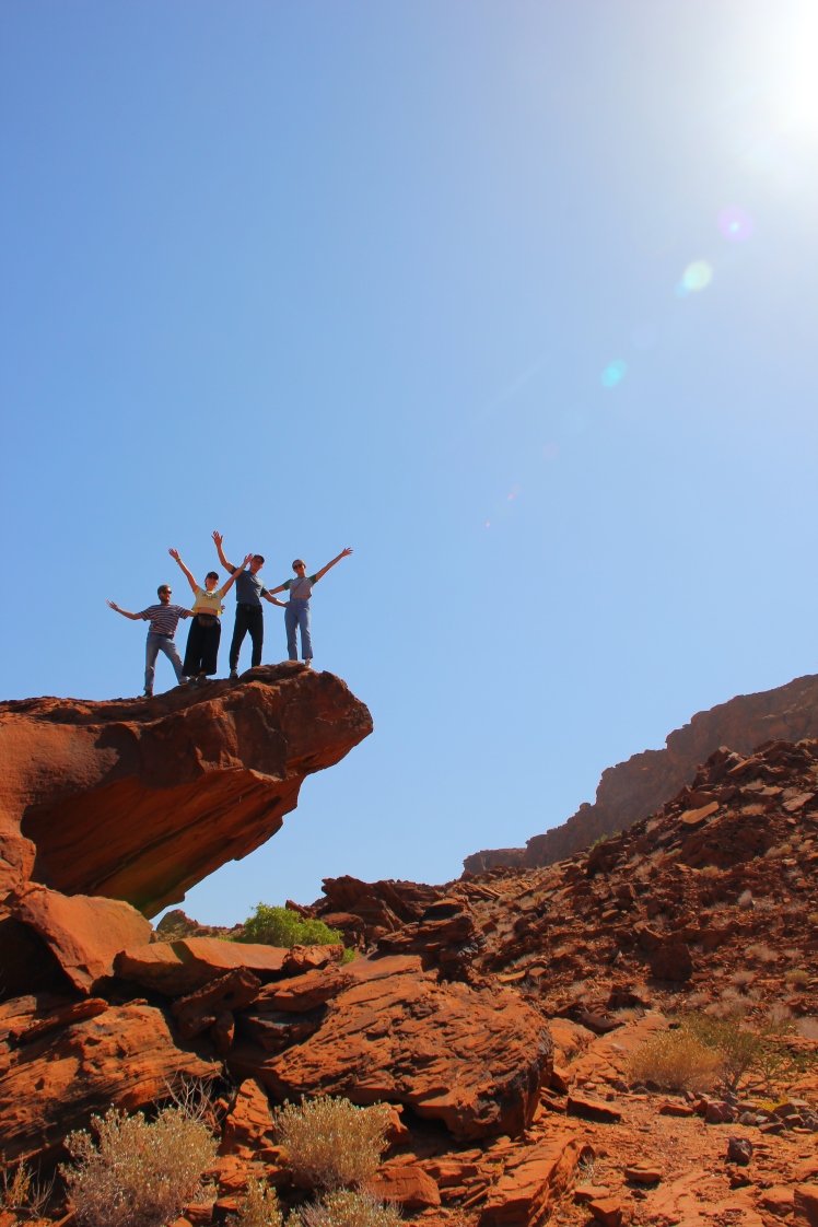 Touring Spitzkoppe in Namibia