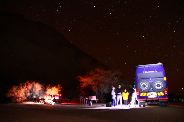 Nighttime in Spitzkoppe