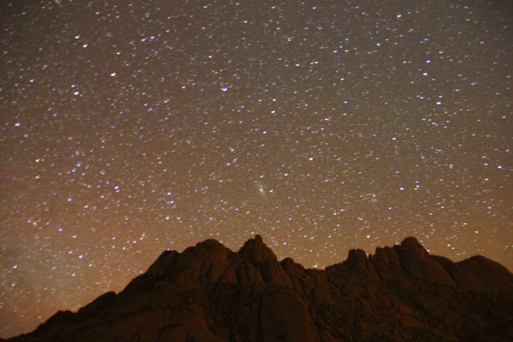 Nighttime in Spitzkoppe