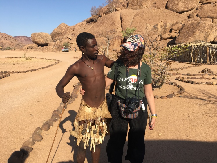 The Damara people in Namibia