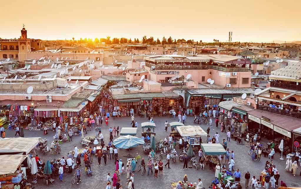 Traveling to Marrakech, Morocco