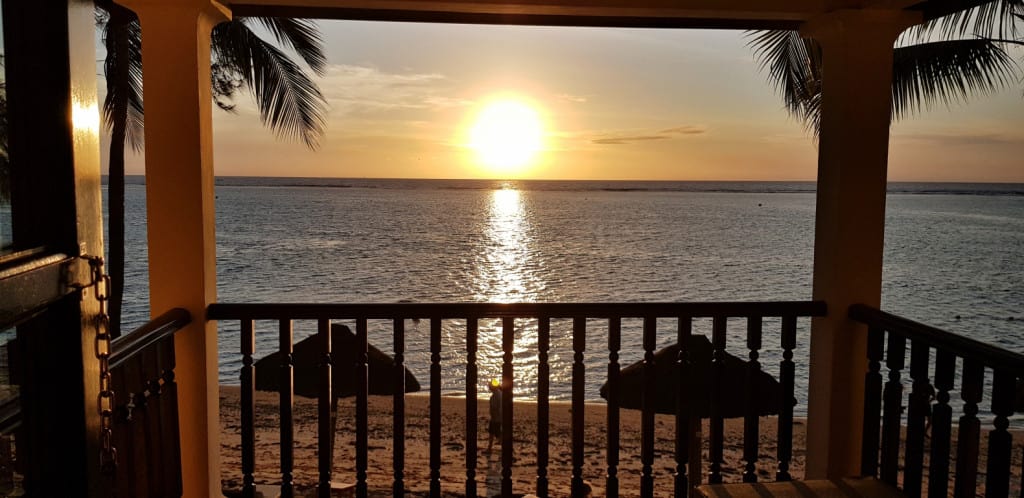 Beachfront Junior Suite at the Hilton Mauritius Resort & Spa