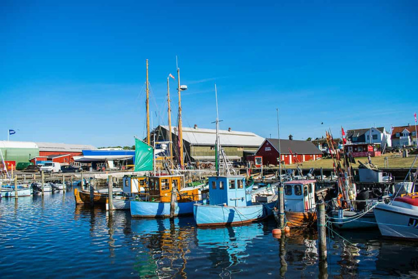 Gilleleje. The harbour is Sealand's largest fishing port, and also a favourite port for yachts, families, locals and tourists.
