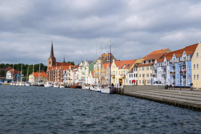 Sønderborg town in South Jutland, Denmark