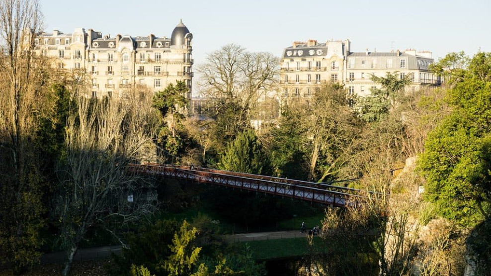 Parc des Buttes-Chaumont in Paris, France.