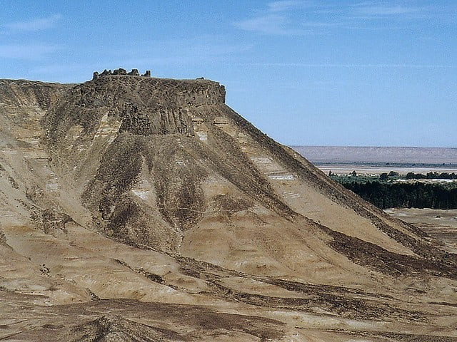 English Mountain in Bahariya, Egypt.