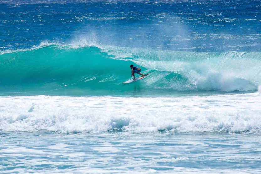 Surfing in Byron Bay, Australia
