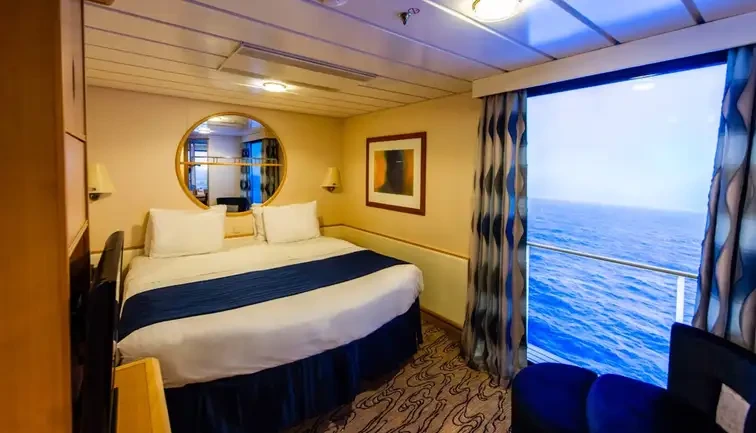 Room with a virtual balcony on Explorer of the Seas cruise ship.
