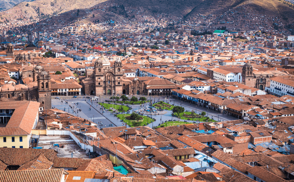 A view of Cusco in Peru