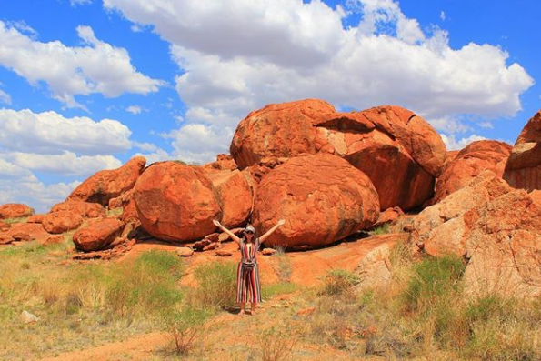 Karlu Karlu in the Outback of Australia.